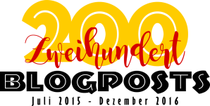 Zweihundert Blogposts